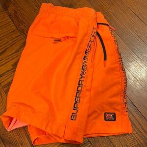 Superdry Men's Orange Sport Shorts